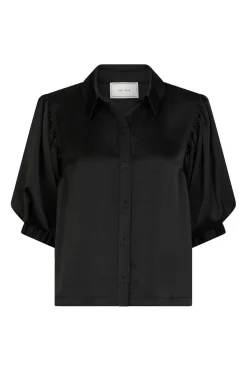 Neo Noir Bluser & Skjorter|Ammevenligt Tøj<Etta Heavy Sateen Shirt 167036