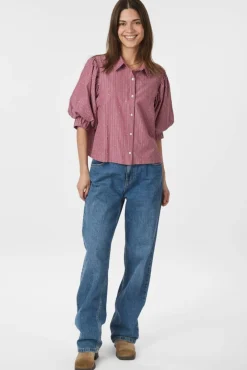 Neo Noir Bluser & Skjorter|Ammevenligt Tøj<Etta Soft Stripe Stone Shirt 166416
