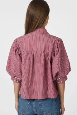 Neo Noir Bluser & Skjorter|Ammevenligt Tøj<Etta Soft Stripe Stone Shirt 166416