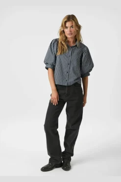 Neo Noir Bluser & Skjorter|Ammevenligt Tøj<Etta Stripe Shirt 166862