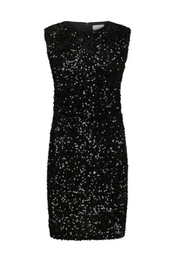 Neo Noir Kjoler<Fanya Velvet Sequins Dress 167187