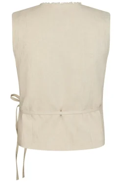 Neo Noir Overtøj & Jakker<Filora Ramie Wrap Waistcoat 166243