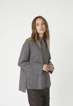 Co´Couture Bluser & Skjorter|Ammevenligt Tøj<Finacc Stripe Shirt 35880