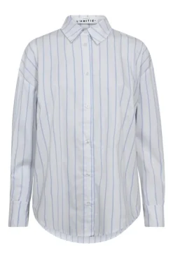 Haute L'Amitié Bluser & Skjorter|Ammevenligt Tøj<Fine Line Twist Bow Shirt HL10210