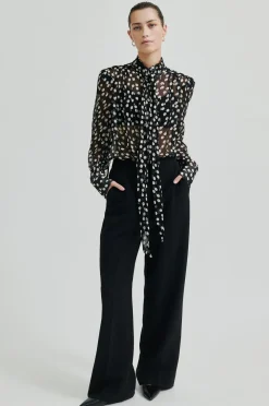 Second Female Bukser, Jeans & Leggings<Fique Straight Trousers 59024