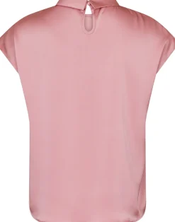 Hot Fleur Drapy Satin Blouse T-Shirts & Toppe