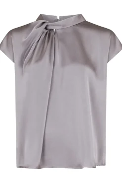 Neo Noir Bluser & Skjorter<Fleur Drapy Satin Blouse