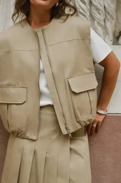 Sale Flo Balloon Twill Vest 167190 Veste
