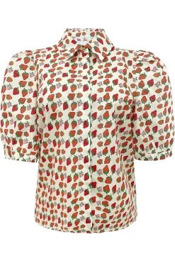 Discount Flora-Ss-Blouse 22181 Bluser & Skjorter