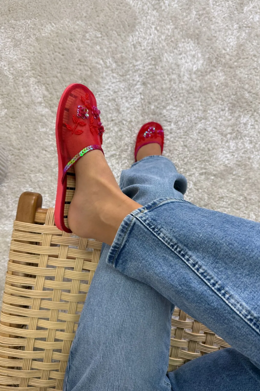 Sale Flower Slipers Sandaler