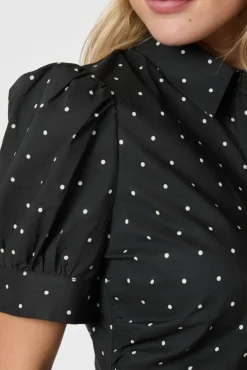 Hot Frannie Dot Shirt 166006 Bluser & Skjorter|Ammevenligt Tøj