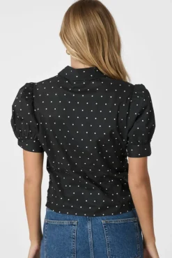 Hot Frannie Dot Shirt 166006 Bluser & Skjorter|Ammevenligt Tøj