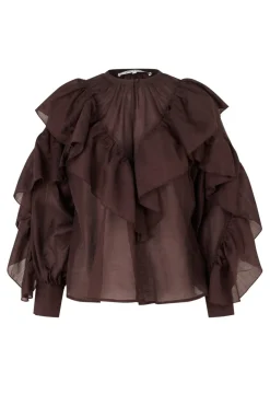 Sale Fria Frill Blouse 60121 Bluser & Skjorter