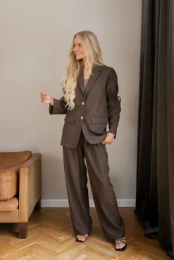 Molly&My x Julie Elgaard Sæt 🛍️|Jakkesæt<Frida String Structure Blazer 167115