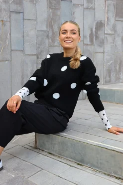 Best Fro Dot Pullover 22344 Strik|Bluser & Skjorter