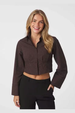 Best Frost Striped Shirt 167157 Bluser & Skjorter|Ammevenligt Tøj