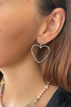 Online Funky Heart Earring Øreringe