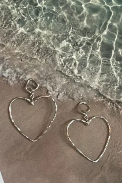 Online Funky Heart Earring Øreringe