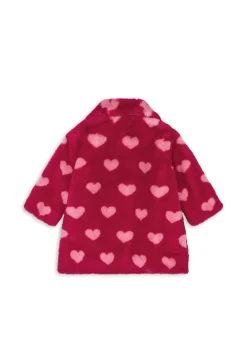Fuzzie Coat Grs Ks104302 Børn Overtøj