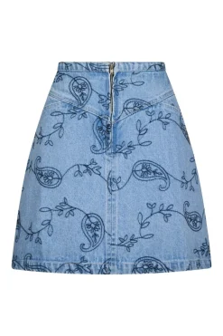 Discount Gabani Embroidery Denim Skirt 165223 Sæt 🛍️|Nederdele