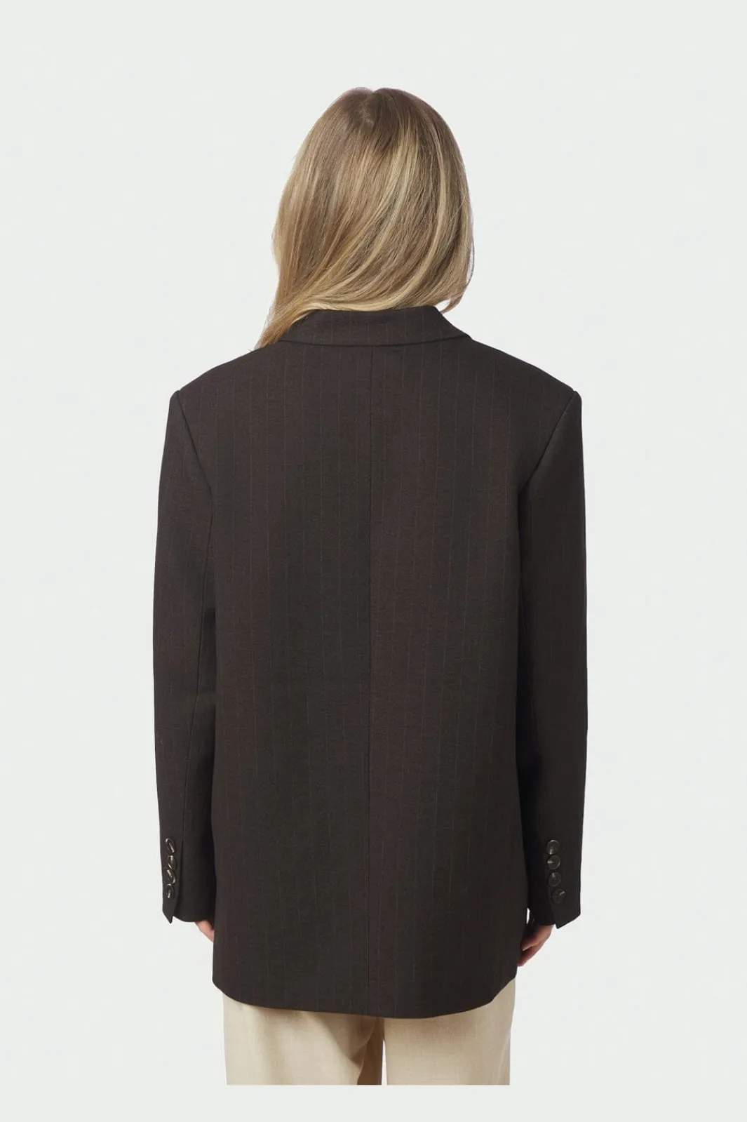 Neo Noir Blazere<Gaby Pinstripe Blazer 168204