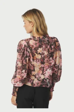 Neo Noir Bluser & Skjorter|Ammevenligt Tøj<Gilda Big Flower Blouse 166925