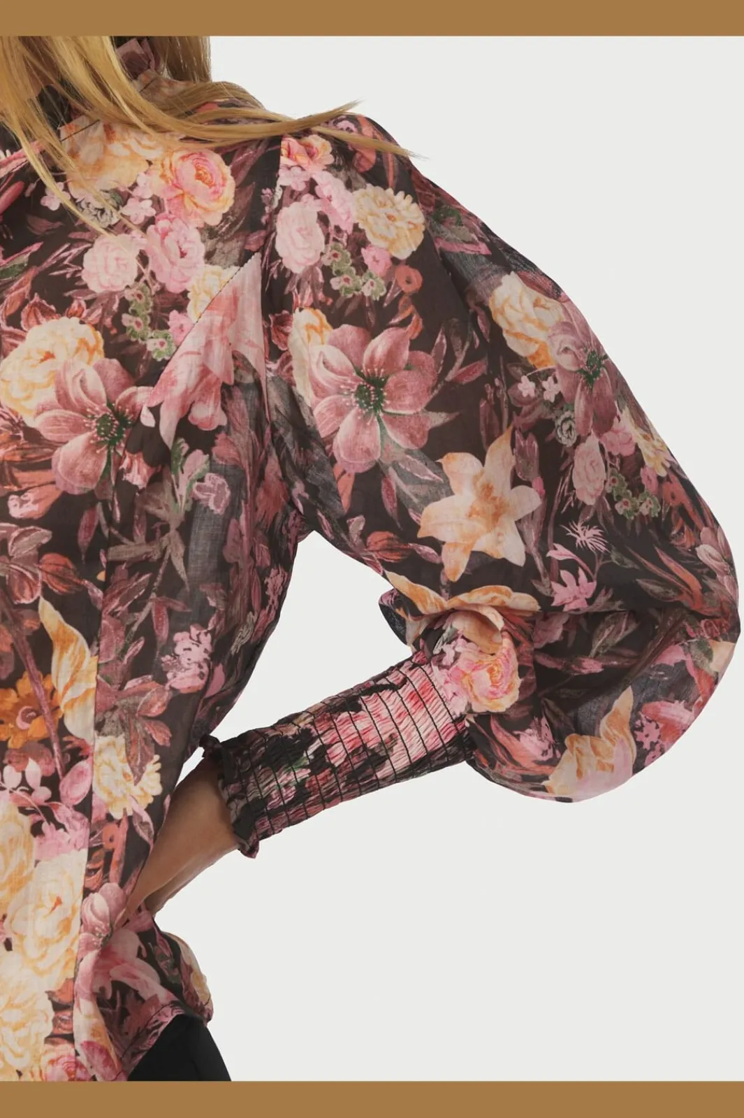 Neo Noir Bluser & Skjorter|Ammevenligt Tøj<Gilda Big Flower Blouse 166925