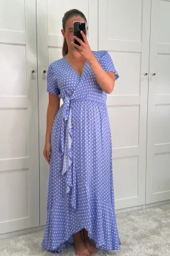 A-bee Kjoler<Ginevra Dot Wrap Dress