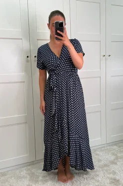 Best Ginevra Dot Wrap Dress Kjoler