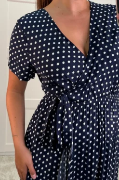 Best Ginevra Dot Wrap Dress Kjoler