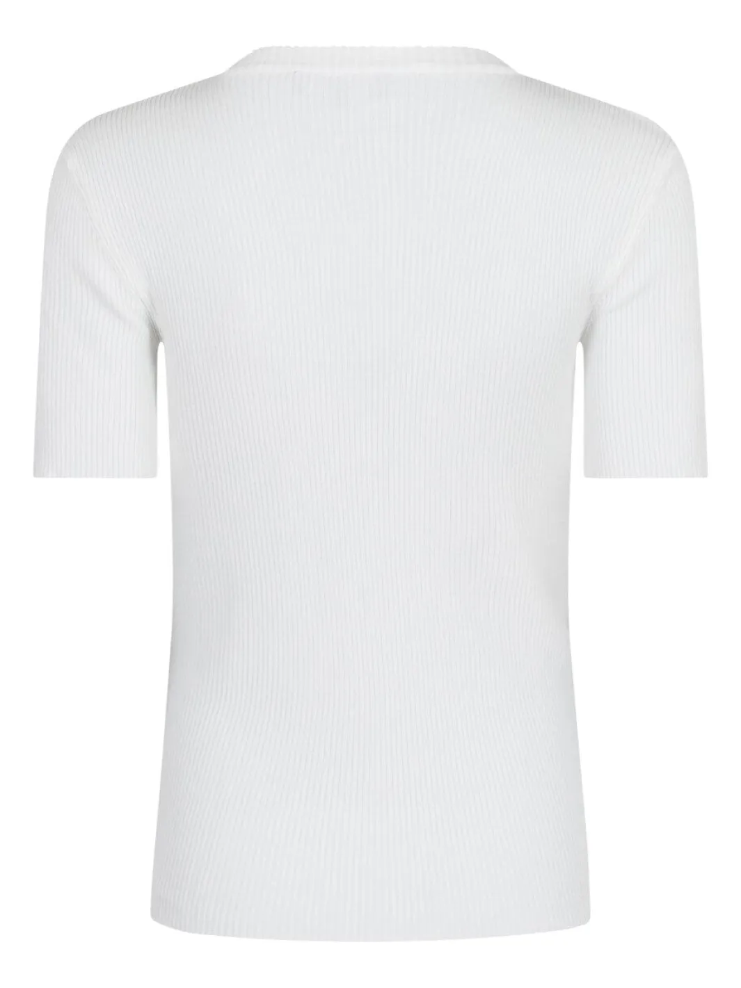Clearance Gold Button Knit T-shirt T-Shirts & Toppe