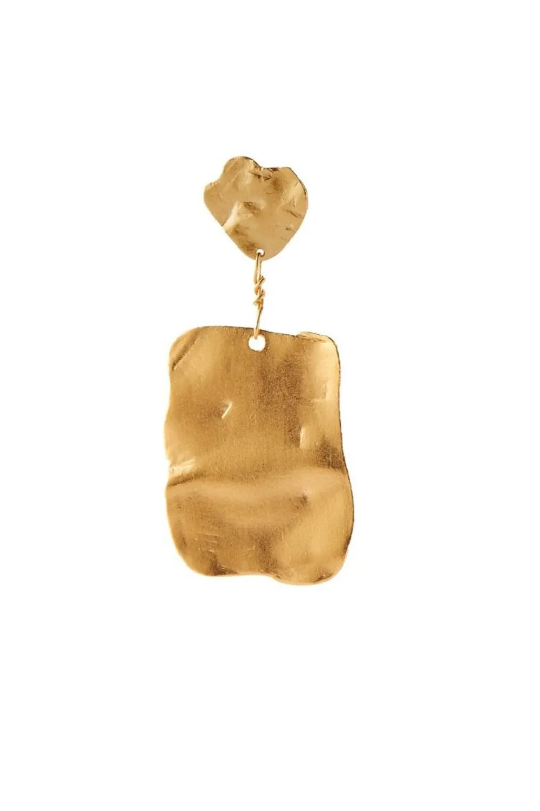 Stine A Øreringe<Goldenenen Reflection Earring