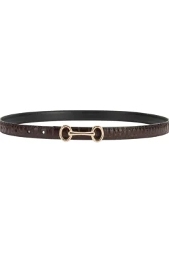 Plissé Copenhagen Bælter<Grace Croco Belt 70-820-631