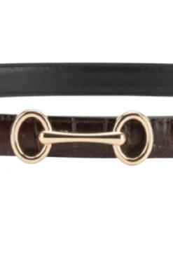 Plissé Copenhagen Bælter<Grace Croco Belt 70-820-631