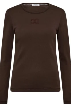 Hot Grannycc Embroidery Ls Tee 33180 Bluser & Skjorter
