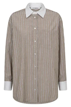 New Grantcc Gem Stripe Shirt 35773 Bluser & Skjorter|Ammevenligt Tøj