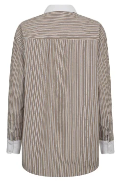 New Grantcc Gem Stripe Shirt 35773 Bluser & Skjorter|Ammevenligt Tøj