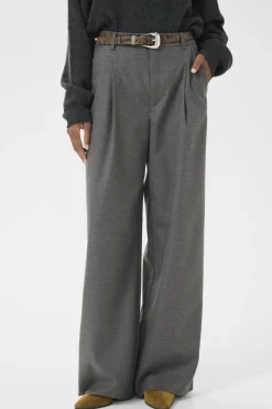 Gestuz Bukser, Jeans & Leggings<Gzpaula Melange Wide Pants 10910494