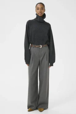 Gestuz Bukser, Jeans & Leggings<Gzpaula Melange Wide Pants 10910494