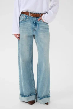 Sale Gzsara Wide Jeans 10910809 Bukser, Jeans & Leggings