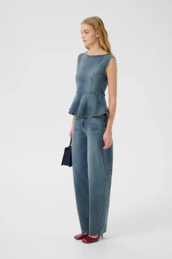 Gestuz Sæt 🛍️|T-Shirts & Toppe<Gzviva Sl Top 10910572