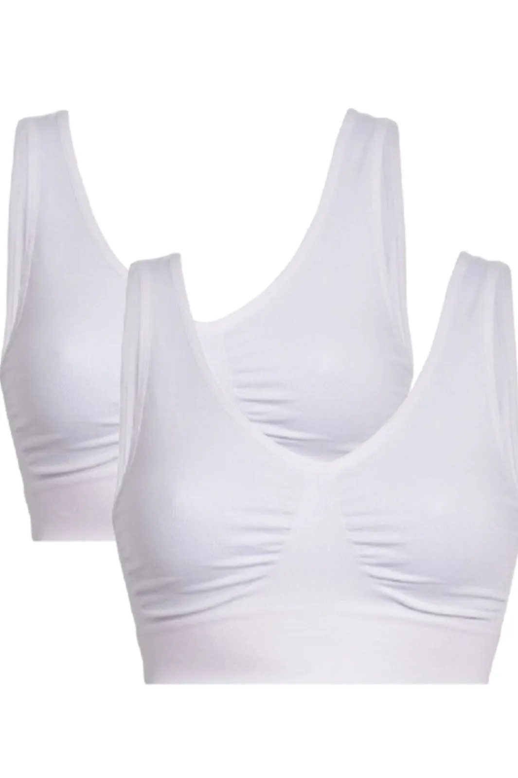 Soft basic Nattøj & Lingeri<Haily Bra top wide strap 2 pak