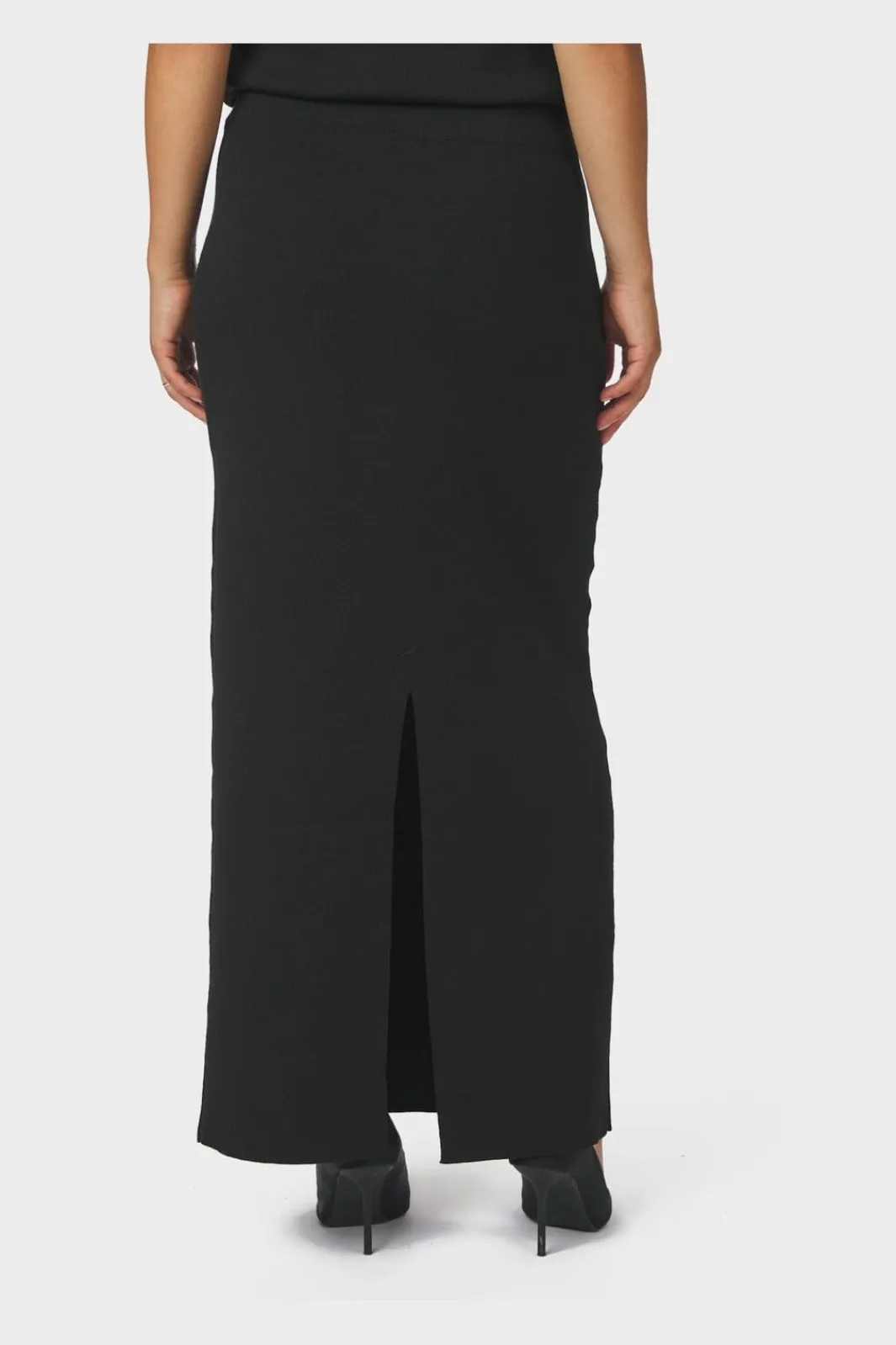 Neo Noir Nederdele<Hansa Smooth Knit Skirt 167267