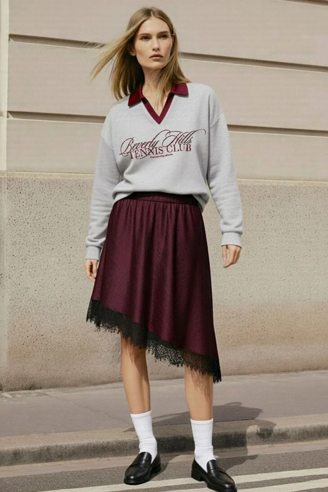 Hdmadeline Satin Lace Skirt 32000051 Sæt 🛍️|Nederdele