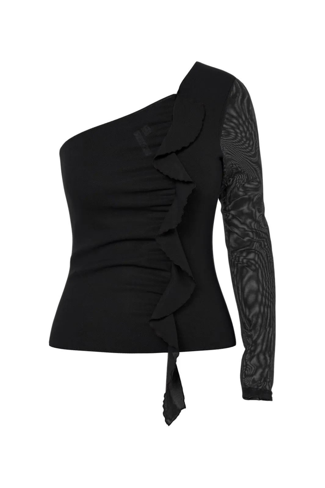 Hypedrop T-Shirts & Toppe<Hdpatricia Mesh One-Shoulder Top 32000162