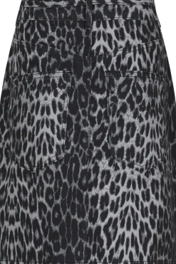 Clearance Henrietta Leopard Skirt Nederdele