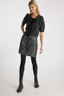 Clearance Henrietta Leopard Skirt Nederdele