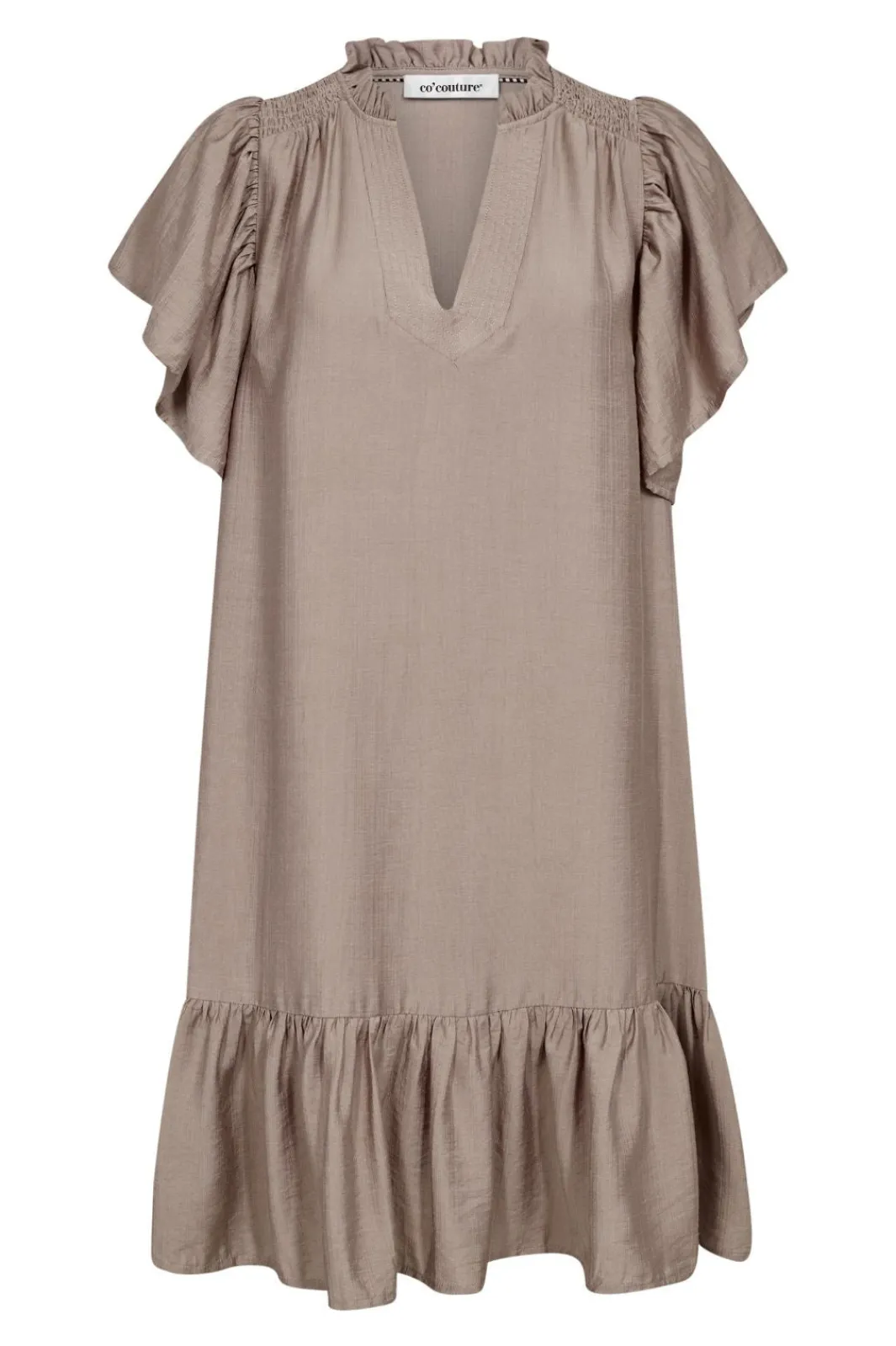 Online Heracc Crop Ss Frill Dress 36479 Kjoler