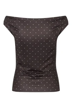Modström T-Shirts & Toppe<Himamd Print Off-Shoulder Top 59321
