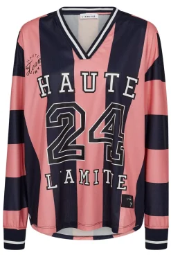 Hot Hl24 Stripe Football Blouse HL10484 Bluser & Skjorter
